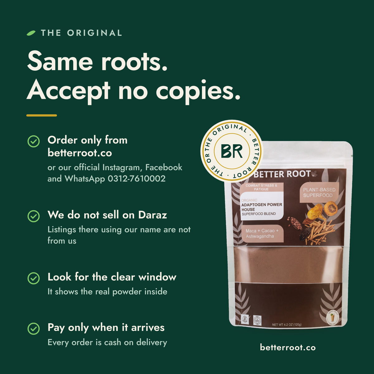 Original Better Root Adaptogen Power House: order only from betterroot.co